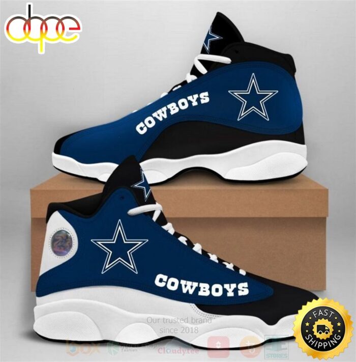 Dallas Cowboys NFL Air Jordan 13 Shoes 2