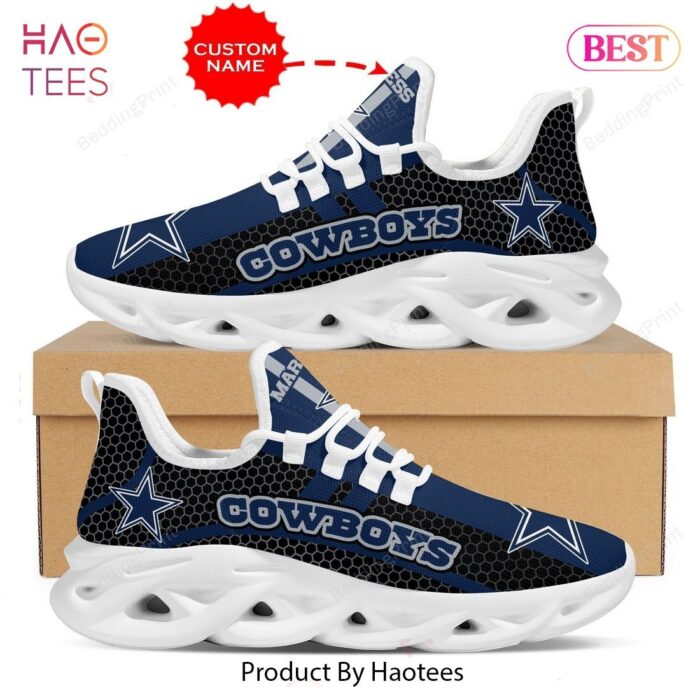 Dallas Cowboys NFL Black Blue Max Soul Shoes