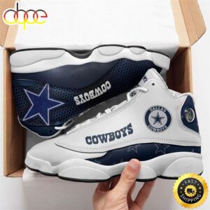 Dallas Cowboys NFL Ver 4 Air Jordan 13 Sneaker