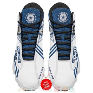 Dallas Cowboys Nfl Skull Football Custom Name Air Jordan 13 Shoes