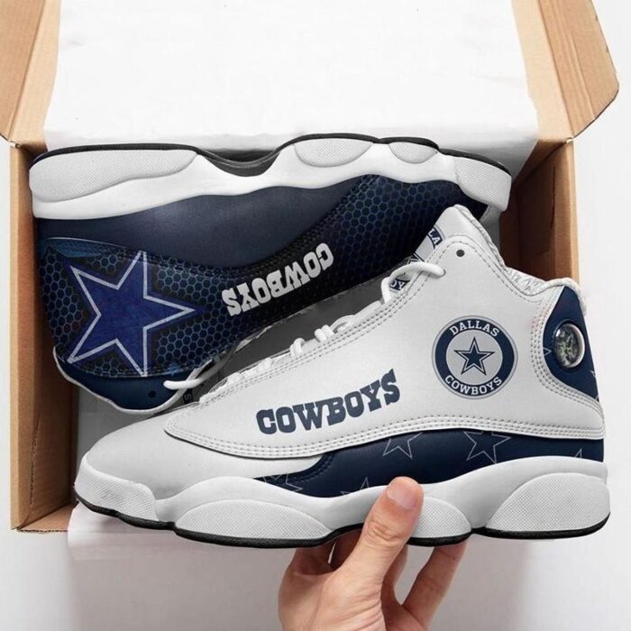 Dallas Cowboys Nfl Ver 4 Air Jordan 13 Sneaker