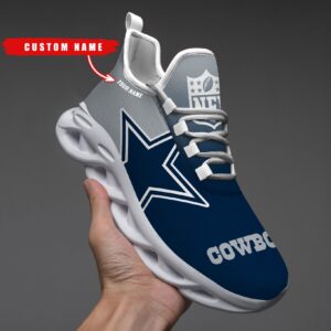 Dallas Cowboys Personalized Custom Name Max Soul Shoes