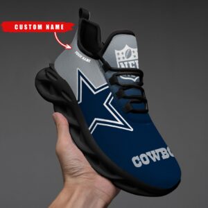 Dallas Cowboys Personalized Custom Name Max Soul Shoes