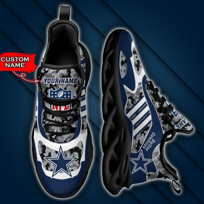 Dallas Cowboys Personalized Max Soul Shoes 30 SPA0901017