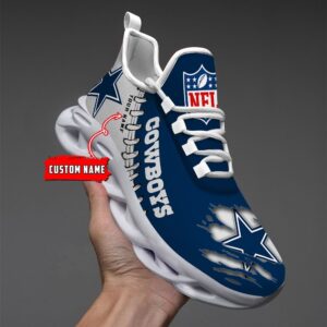 Dallas Cowboys Personalized NFL Max Soul Shoes