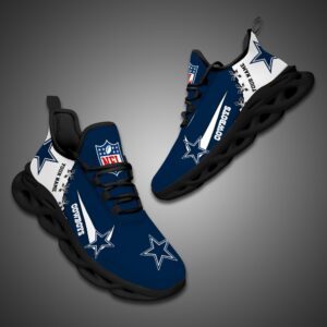 Dallas Cowboys Personalized NFL Max Soul Shoes Fan Gift