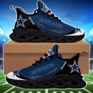 Dallas Cowboys Personalized NFL Max Soul Shoes for Fan