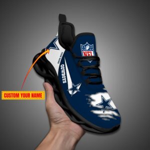 Dallas Cowboys Personalized NFL Max Soul Shoes for NFL Fan