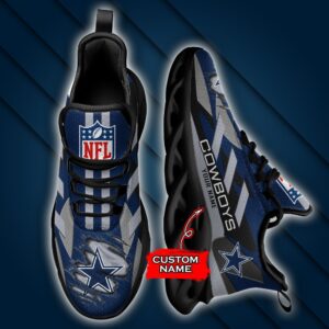 Dallas Cowboys Personalized NFL Max Soul Sneaker Ver 1