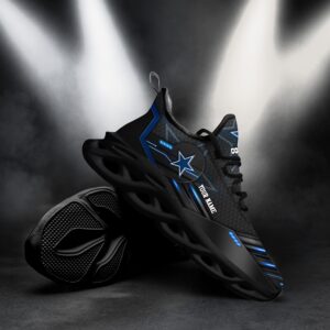 Dallas Cowboys Personalized NFL Sport Black Max Soul Shoes