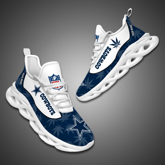 Dallas Cowboys Personalized Weed Limited Edition Max Soul Shoes