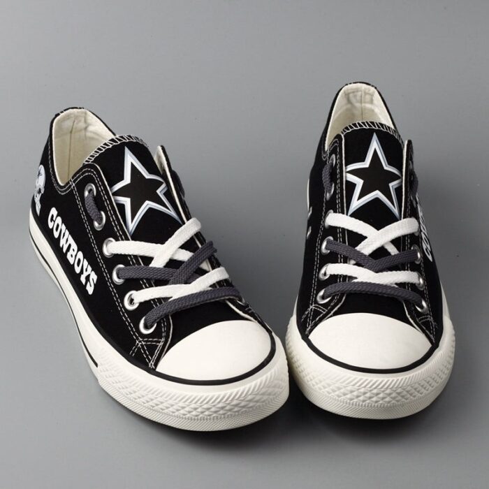 Dallas Cowboys Shoes Mens Low Top Canvas Shoes