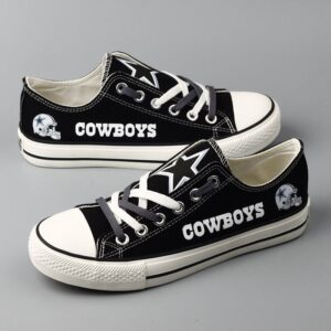 Dallas Cowboys Shoes Mens Low Top Canvas Shoes