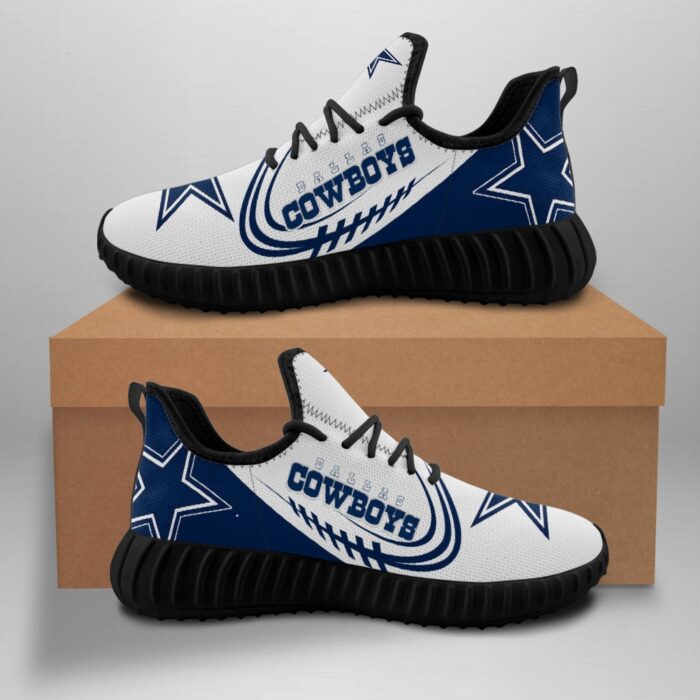 Dallas Cowboys Sneakers Big Logo Yeezy Shoes Art 497