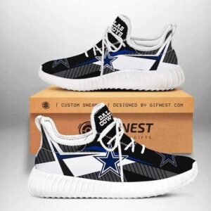 Dallas Cowboys Team Shoes Customize Yeezy Sneakers For Fan