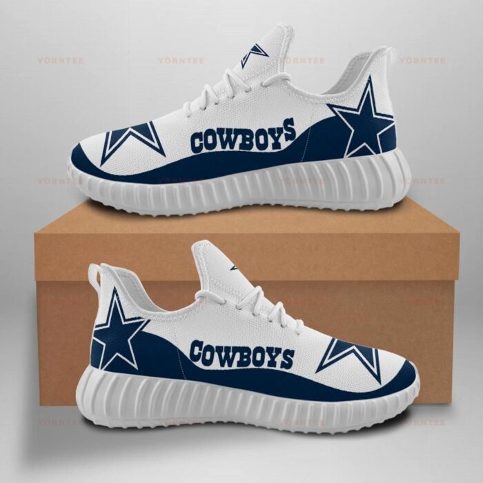 Dallas Cowboys Yeezy Sneakers Running Shoes For Women, Custom Shoes For Men And Women