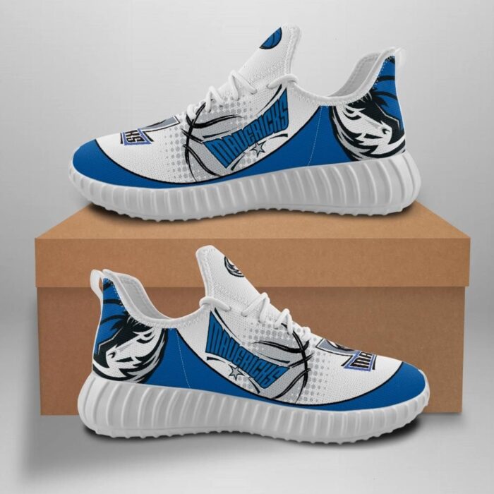 Dallas Mavericks Unisex Sneakers New Sneakers Basketball Custom Shoes Dallas Mavericks Yeezy Boost