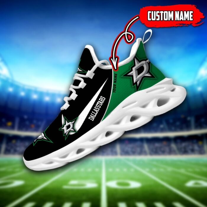 Dallas Stars Custom Name NHL New Max Soul Shoes