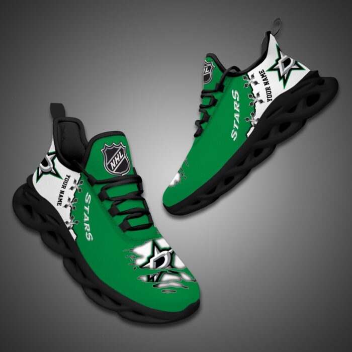 Dallas Stars Personalized NHL Max Soul Shoes