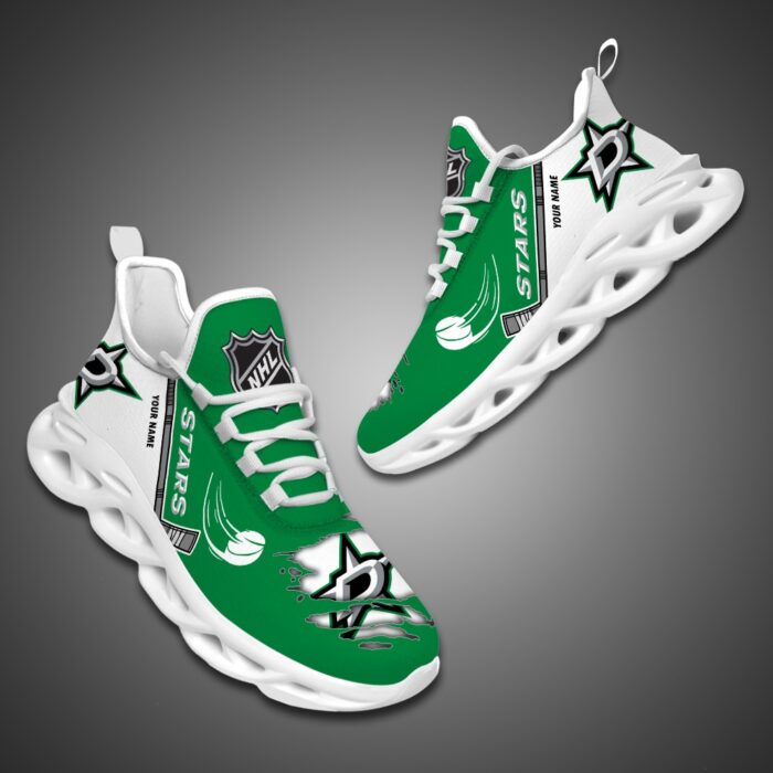 Dallas Stars Personalized NHL Max Soul Shoes Ver 2