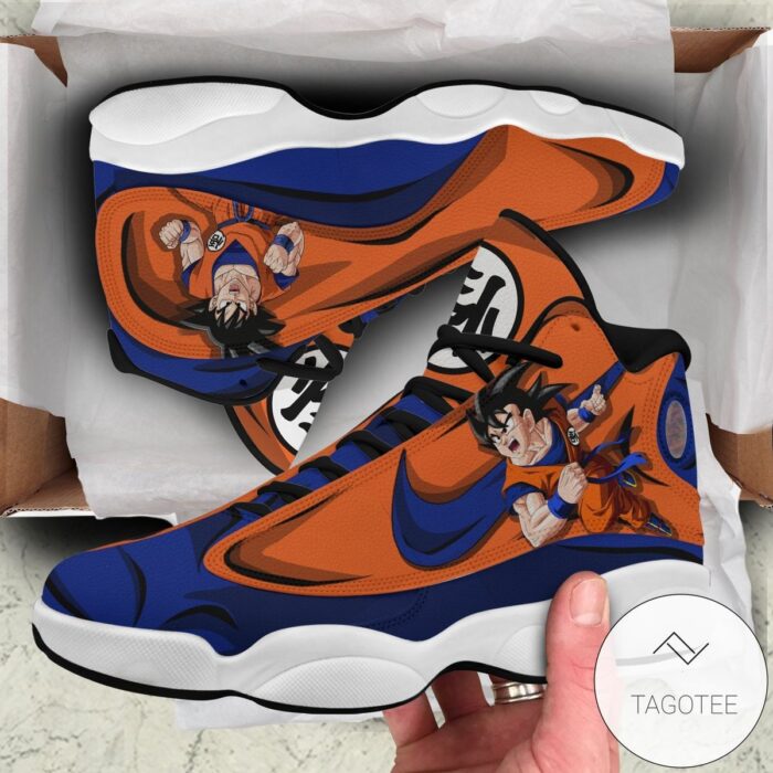 Dbz Goku Sneakers Custom Anime Dragon Ball Air Jordan 13 Shoes