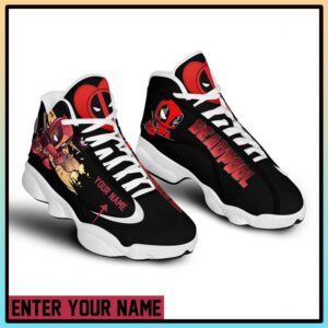 Deadpool Custom Name Air Jordan 13 Shoes