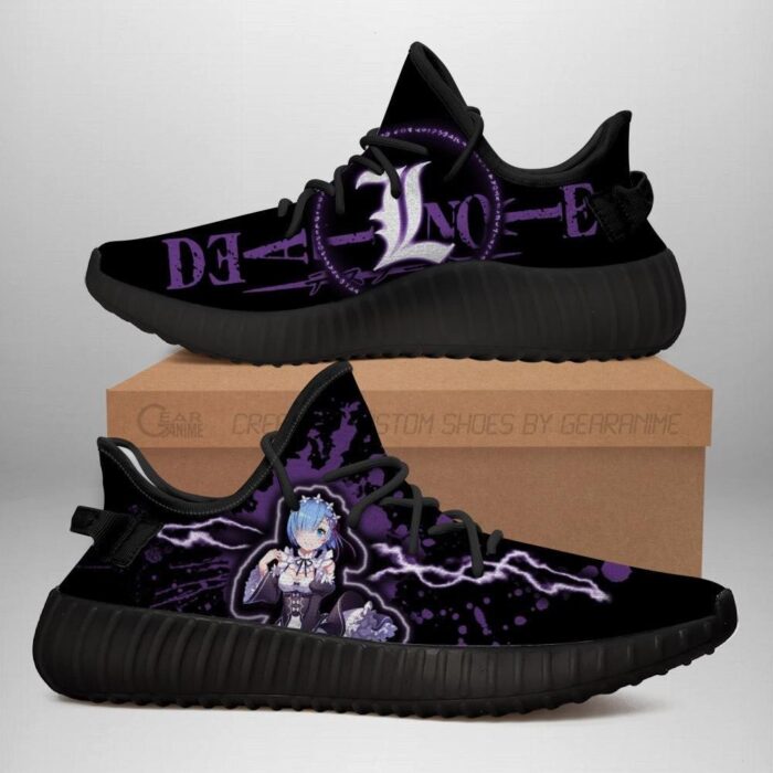 Death Note Rem Yeezy Shoes Death Note Art 112