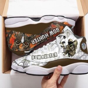 Deer Hunting Bow Hunter All Over Print Air Jordan 13 Sneakers