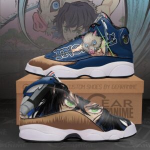 Demon Slayer Hashibira Inosuke Air Jordan 13 Sneaker Shoes