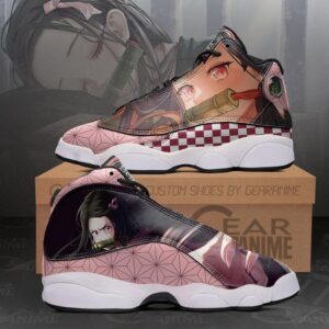 Demon Slayer Nezuko Air Jordan 13 Sneaker Shoes