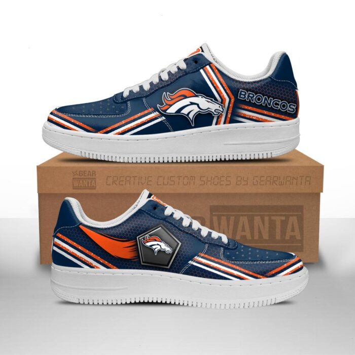 Denver Broncos Air Sneakers Custom For Fans