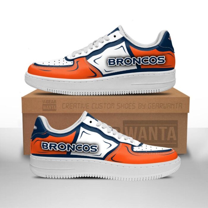 Denver Broncos Air Sneakers Custom NAF Shoes For Fan