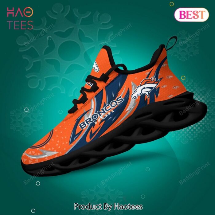 Denver Broncos NFL Orange Blue Max Soul Shoes