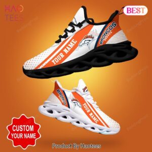 Denver Broncos NFL White Mix Orange Max Soul Shoes