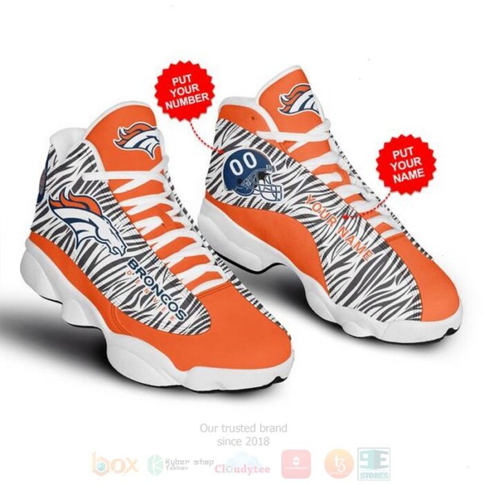 Denver Broncos Nfl Air Jordan 13 Shoes