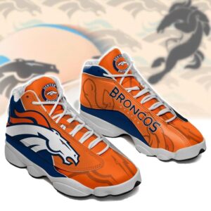 Denver Broncos Nfl Ver 4 Air Jordan 13 Sneaker