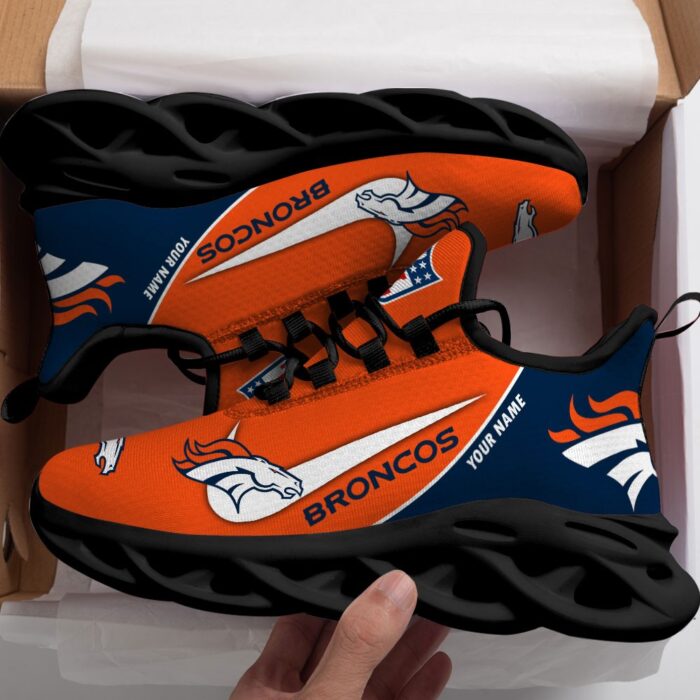 Denver Broncos Personalized Luxury NFL Max Soul Shoes 281122