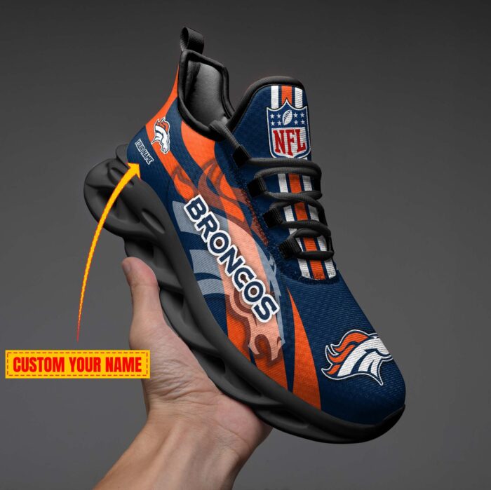 Denver Broncos Personalized Max Soul Shoes