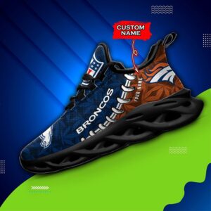 Denver Broncos Personalized Max Soul Shoes for Fan