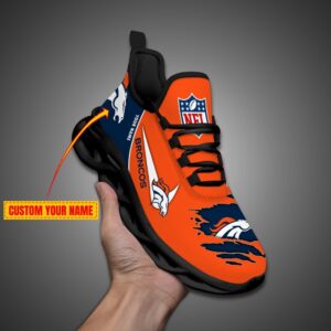 Denver Broncos Personalized NFL Max Soul Shoes for Fan