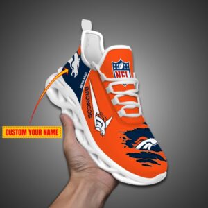 Denver Broncos Personalized NFL Max Soul Shoes for Fan