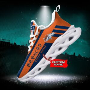 Denver Broncos Personalized NFL Max Soul Sneaker