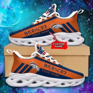 Denver Broncos Personalized NFL Max Soul Sneaker