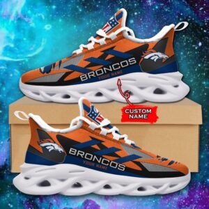 Denver Broncos Personalized NFL Max Soul Sneaker Ver 1