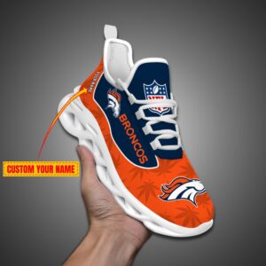 Denver Broncos Personalized Weed Limited Edition Max Soul Shoes