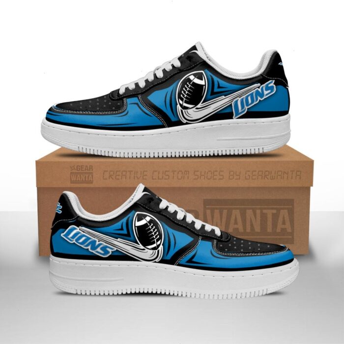 Detroit Lions Air Sneakers Custom Fan Gift