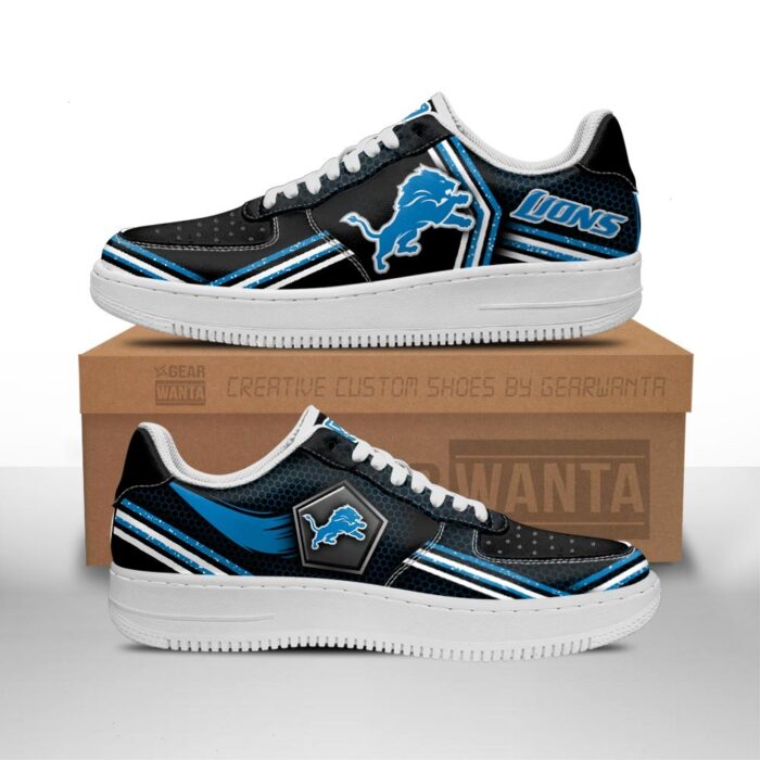 Detroit Lions Air Sneakers Custom For Fans