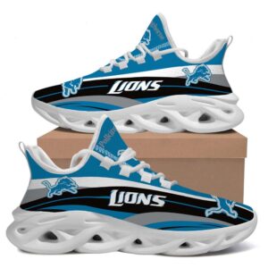 Detroit Lions Clunky NFL Custom name Style2 Max Soul Sneaker Running Sport Shoes