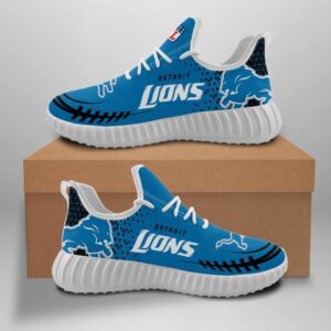 Detroit Lions Custom Shoes Sport Sneakers Yeezy Boost 19733