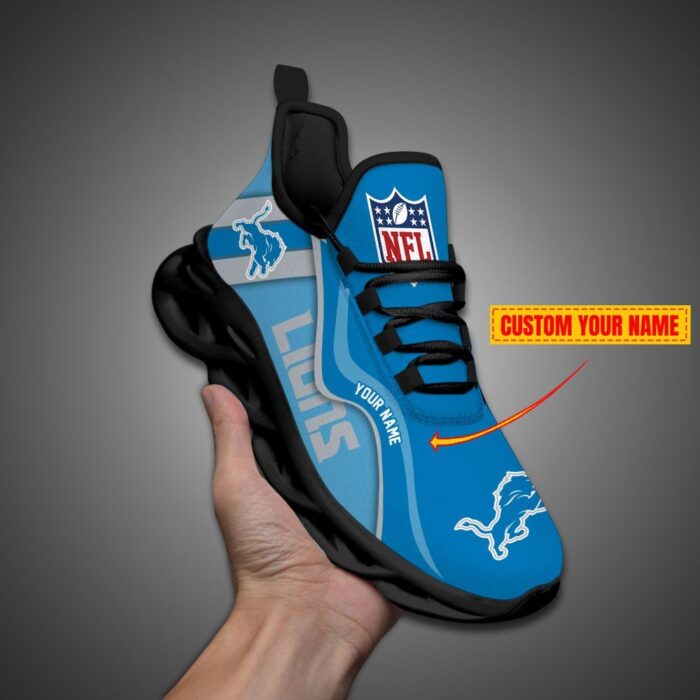 Detroit Lions NFL Customized Unique Max Soul Shoes